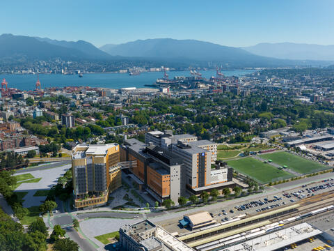 Jim Pattison Medical Campus Aerial Rendering 